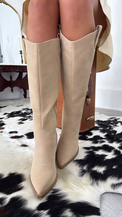 Tex Cowgirl Boot, Natural