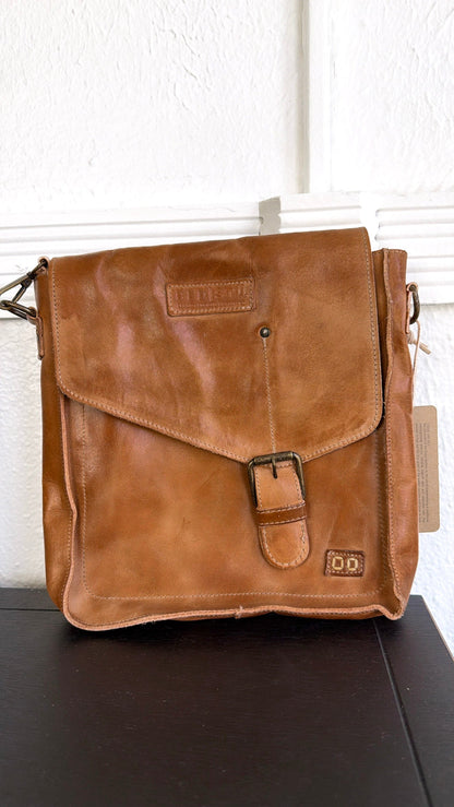 Venice Beach Crossbody, Tan Rustic