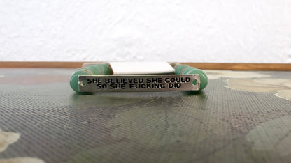 Sassy Bracelet "She Believed", Silver