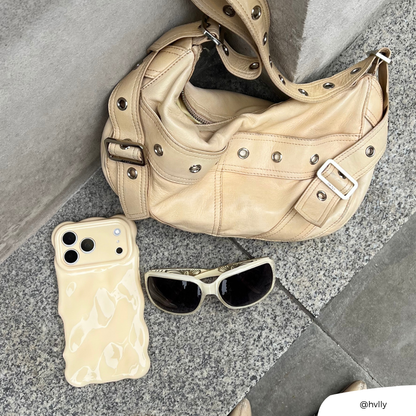 3D Bubble Phone Case - Butter Yellow