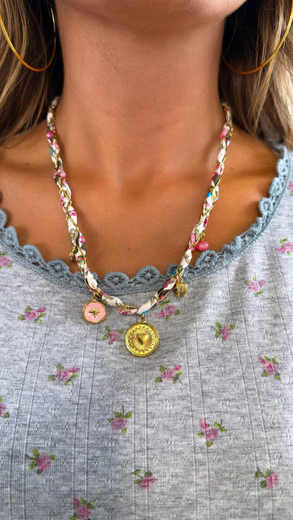 Sunny Twist Charm Necklace