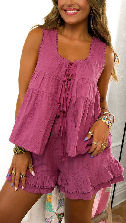 Selene Two Piece Set, Orchid Haze