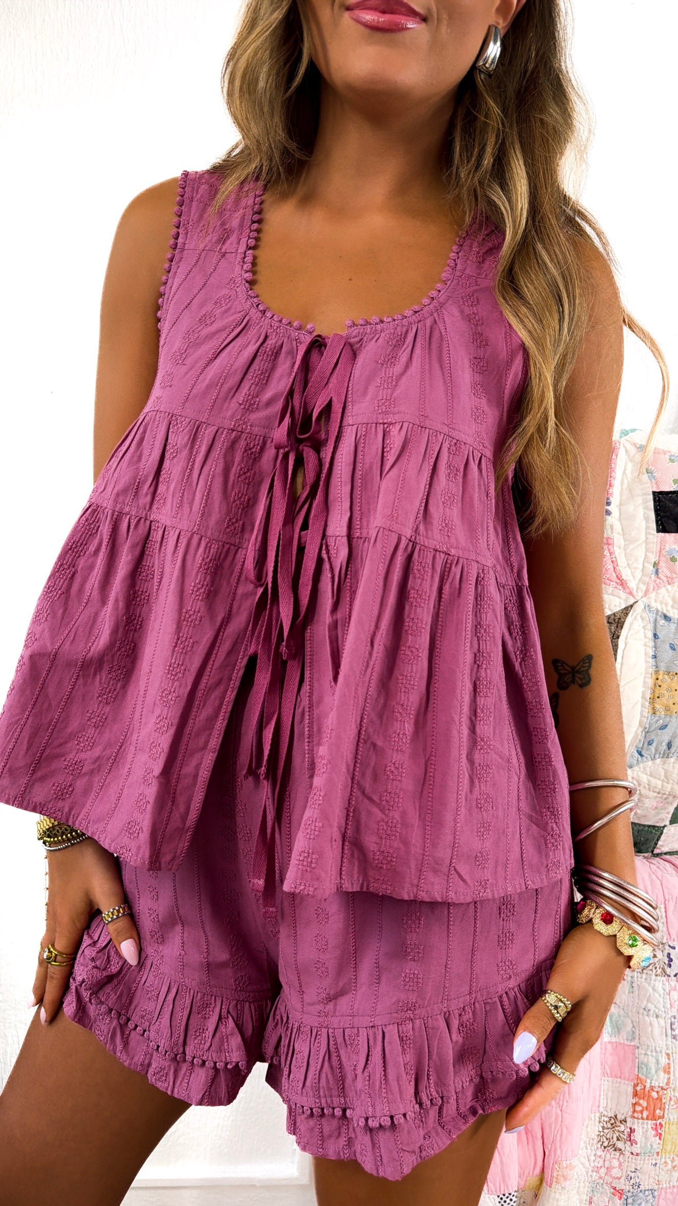Selene Two Piece Set, Orchid Haze