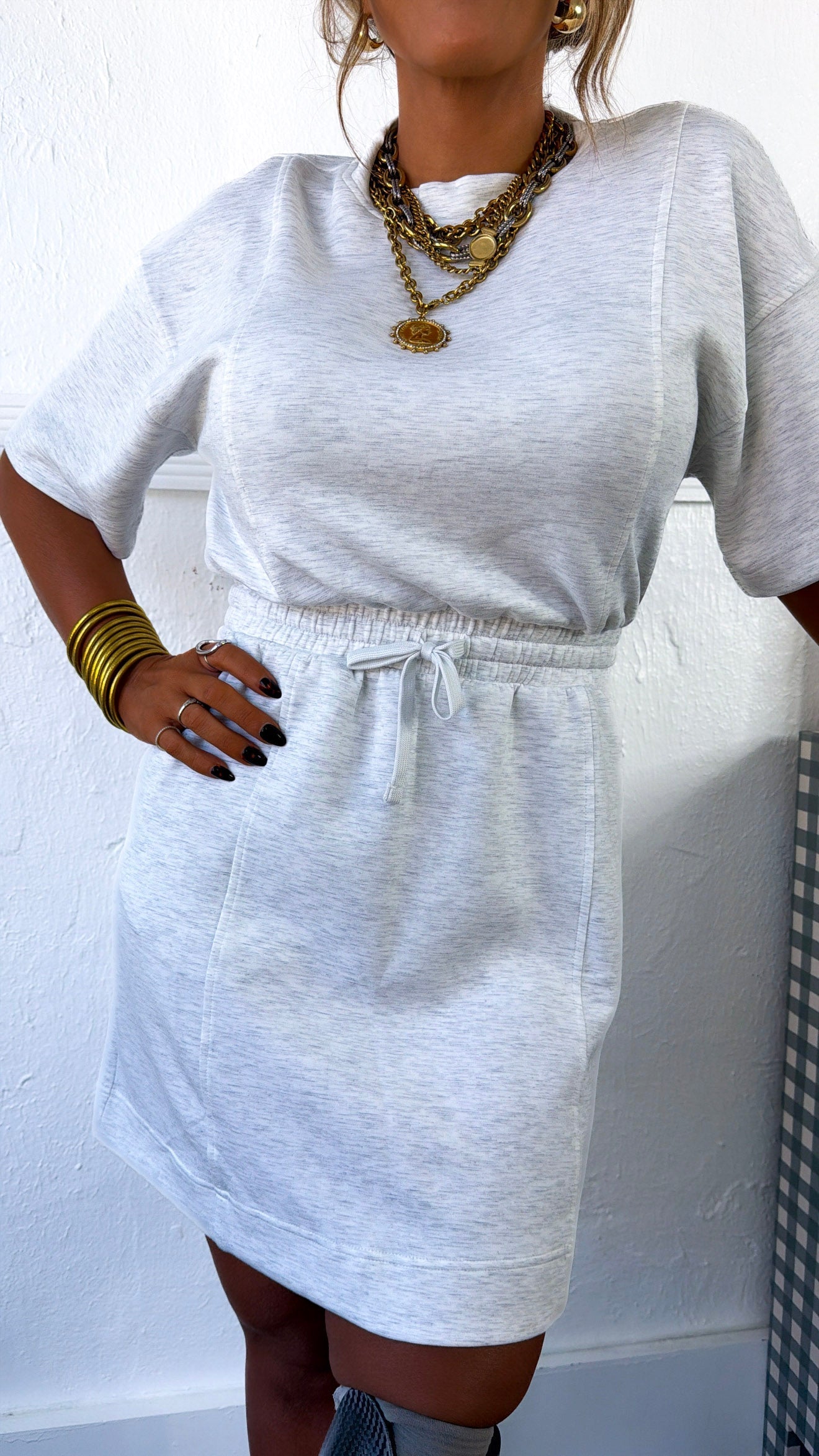 The Playmaker Athletic Dress, Lt. Grey