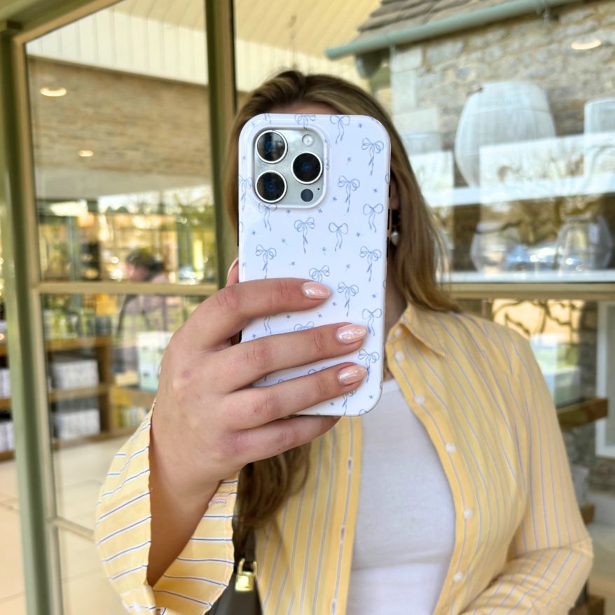 Tough Phone Case - Bluebell Bows