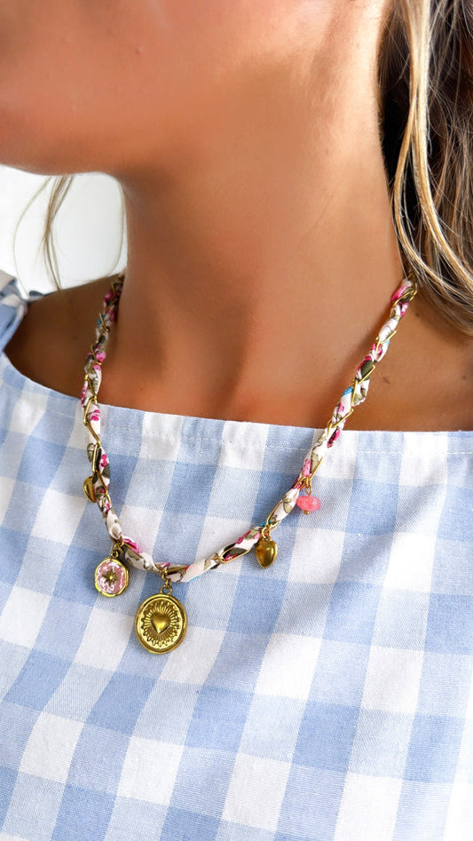 Sunny Twist Charm Necklace