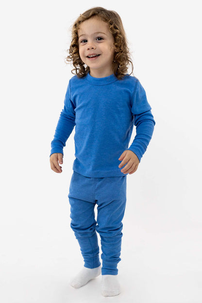 FFR107 - Kids 50/50 Long Sleeve Rib Top