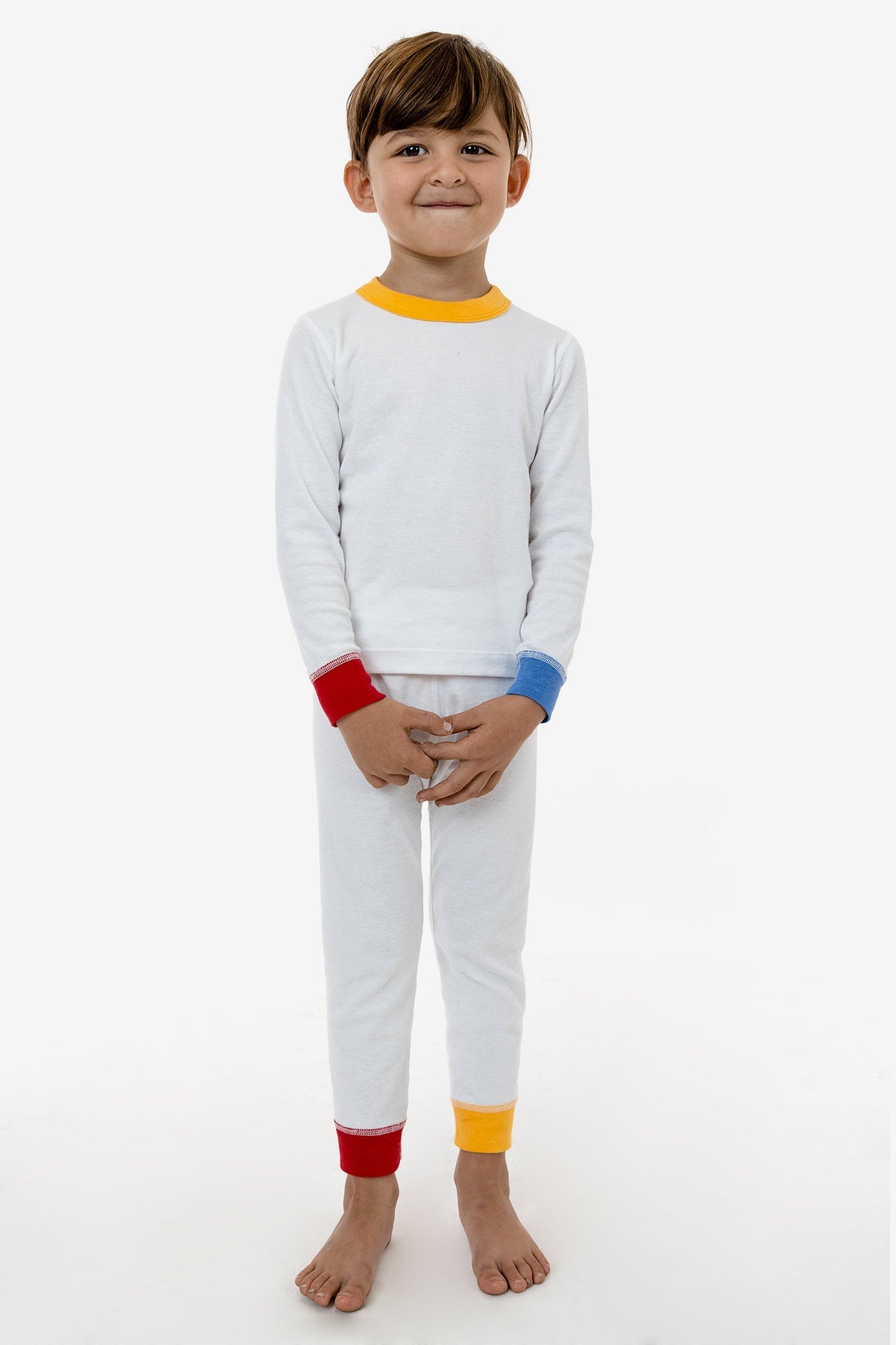 FFR107 - Kids 50/50 Long Sleeve Rib Top