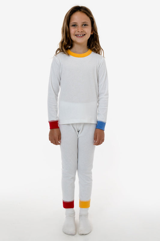 FFR107 - Kids 50/50 Long Sleeve Rib Top