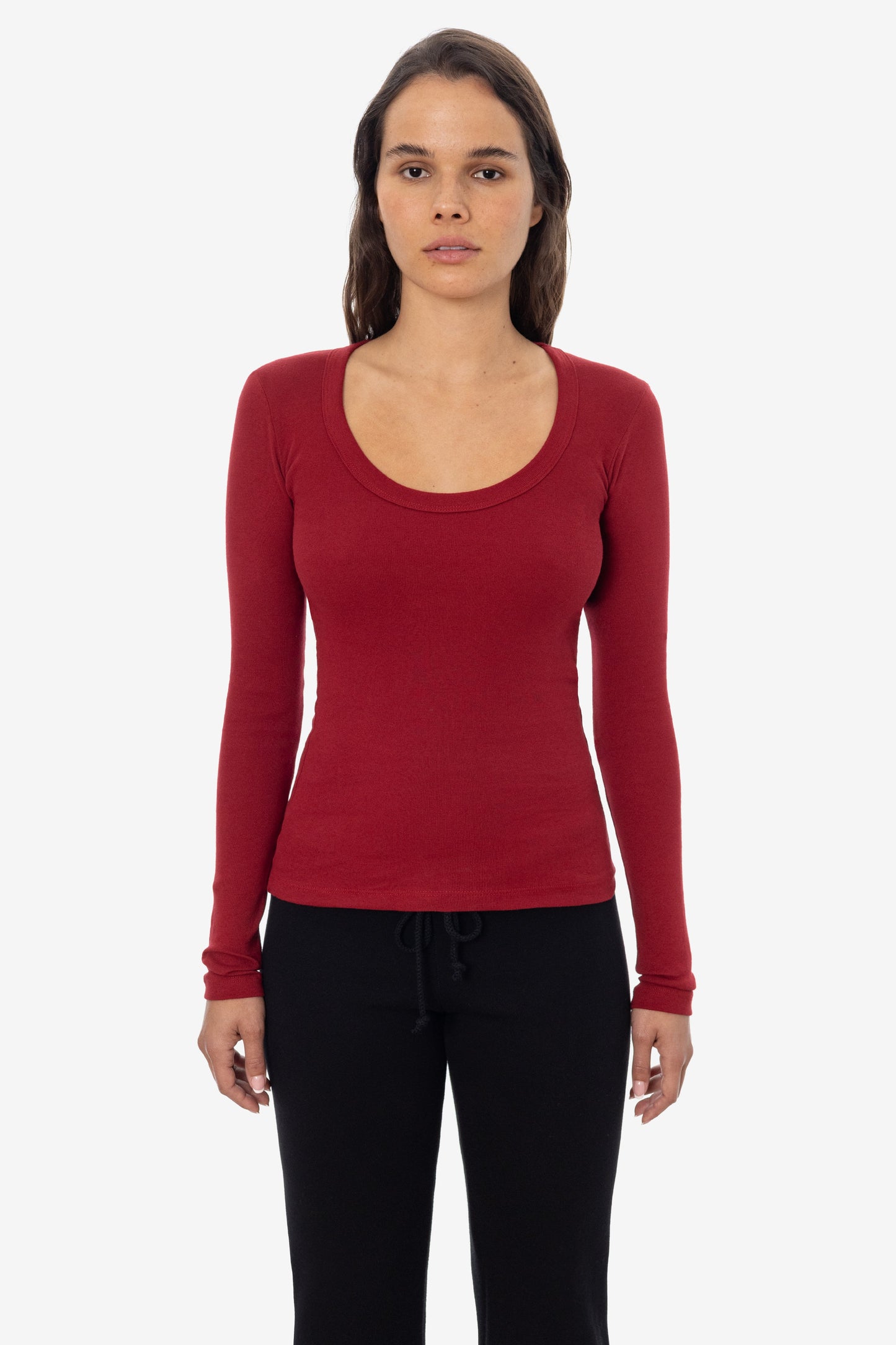 43082 - Baby Rib L/S Scoopneck Tee