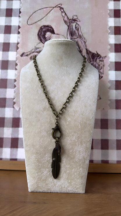 Reva Necklace, Bronze