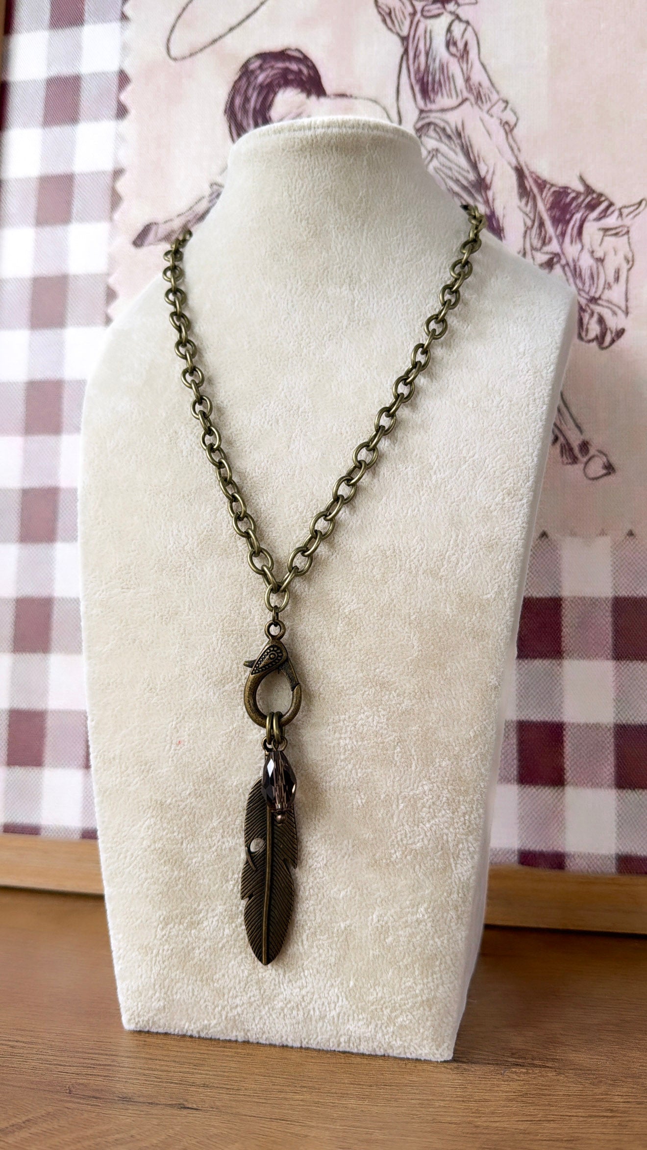 Reva Necklace, Bronze