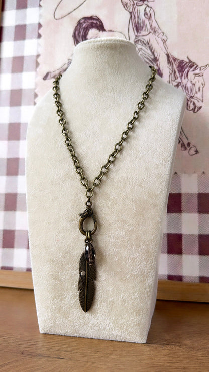 Reva Necklace, Bronze