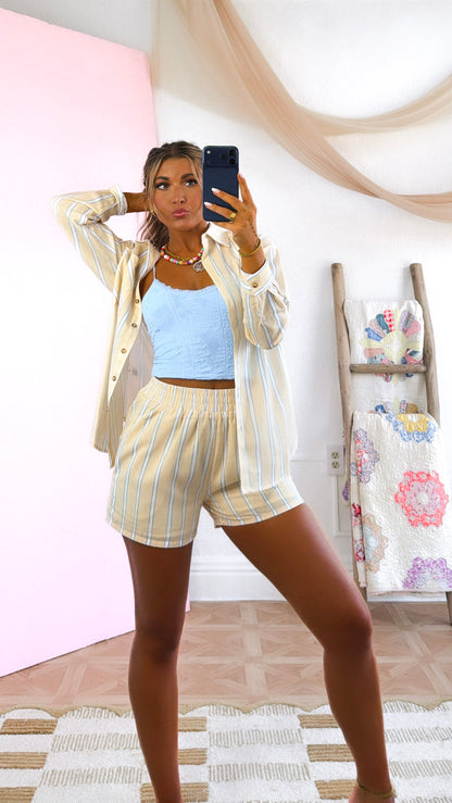 Sunshine Girl Two Piece Set, Yellow Multi