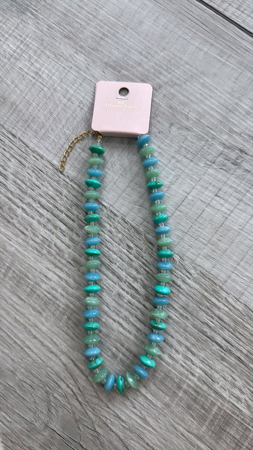 Treasure Jewels: Minty Splash Necklace