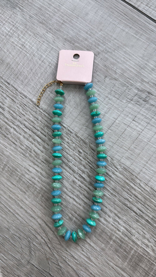 Treasure Jewels: Minty Splash Necklace