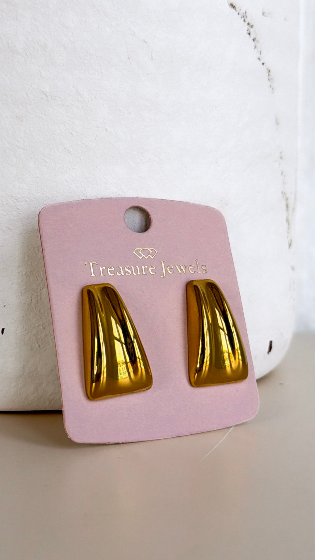 Showstopper Stud Earring, Gold
