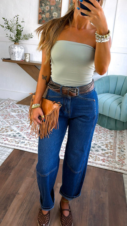Smooth Tube Top, Sage