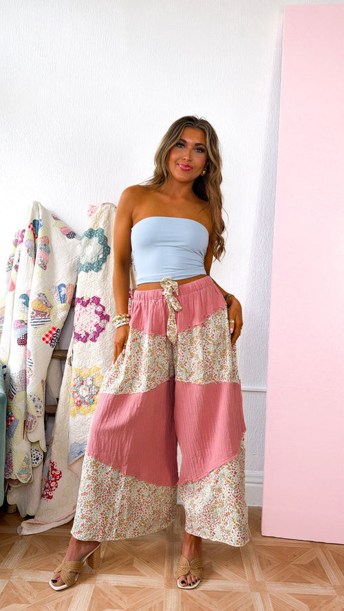 Wildflower Breeze Pant, Dusty Peach