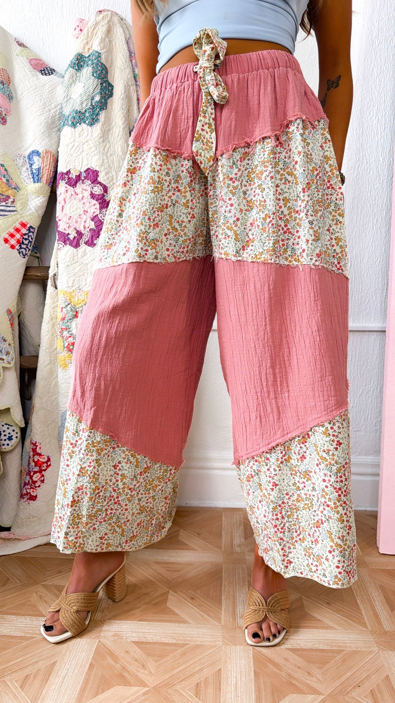 Wildflower Breeze Pant, Dusty Peach