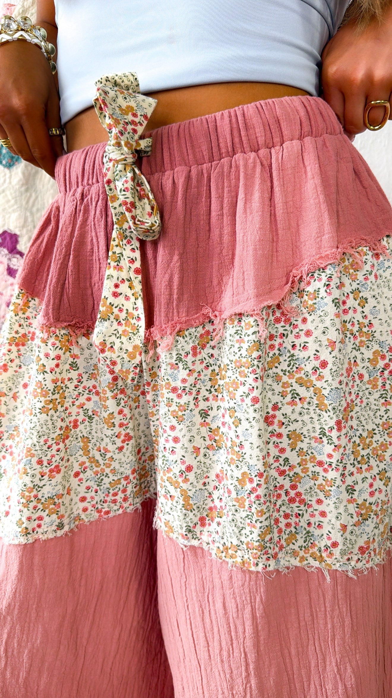 Wildflower Breeze Pant, Dusty Peach