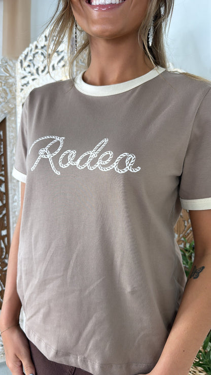 Rodeo Baby Graphic Tee, Mocha