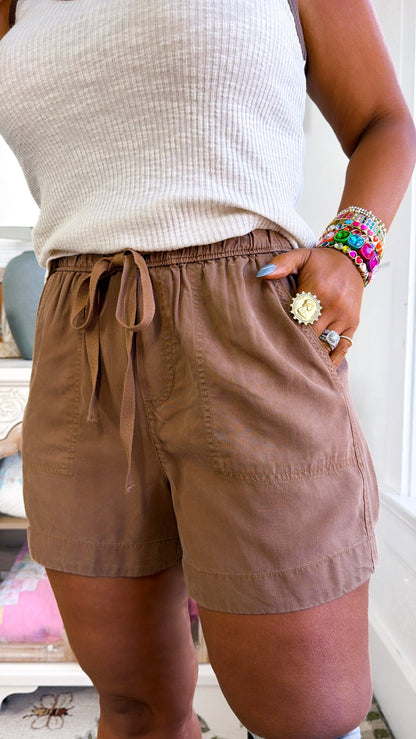 Sunday Cool Shorts, Brown