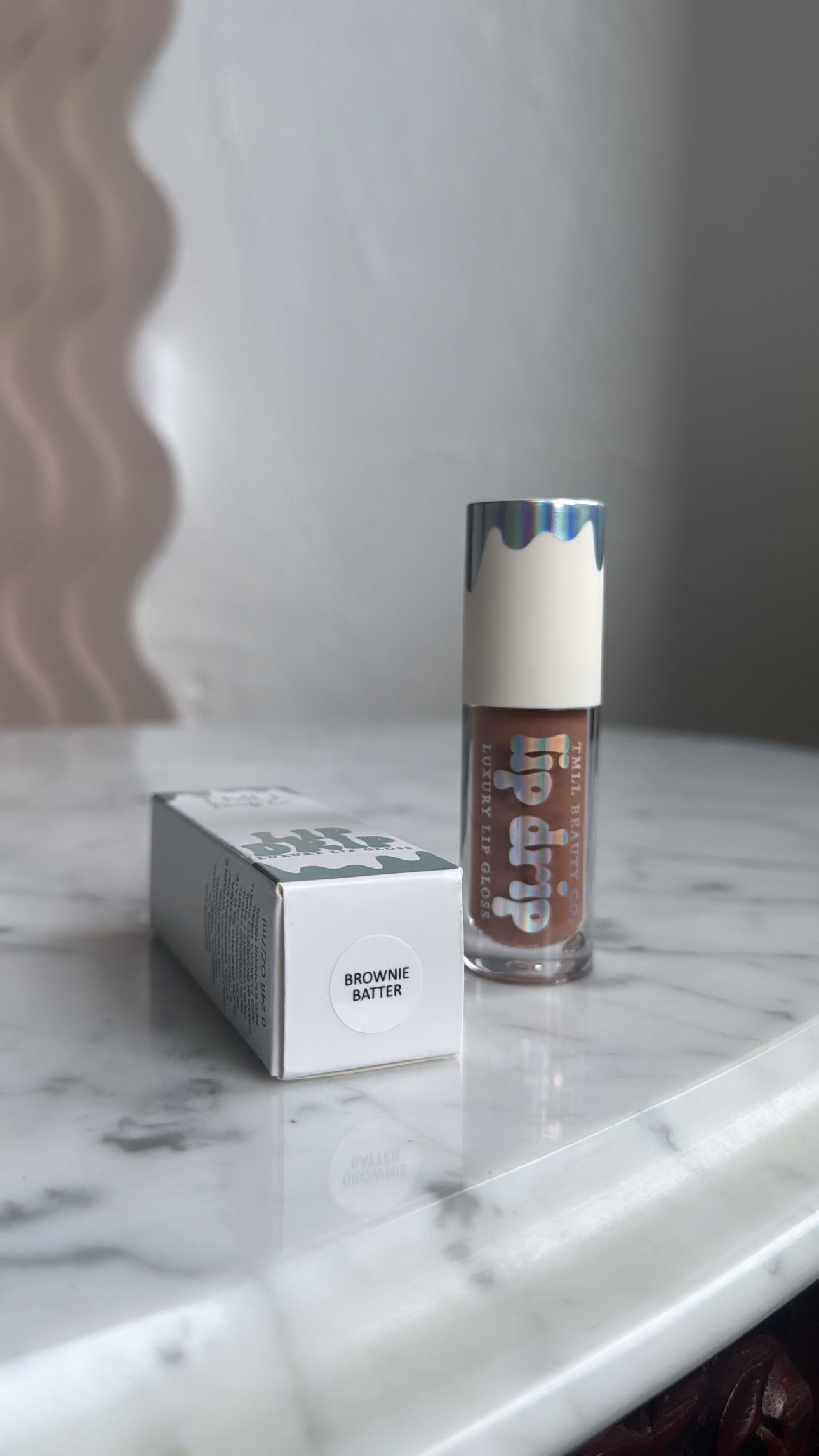 TMLL Lip Drip Luxury Gloss, Brownie Batter