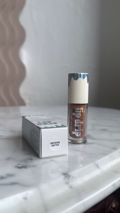 TMLL Lip Drip Luxury Gloss, Brownie Batter