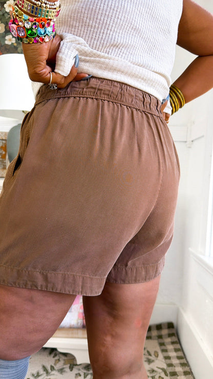 Sunday Cool Shorts, Brown