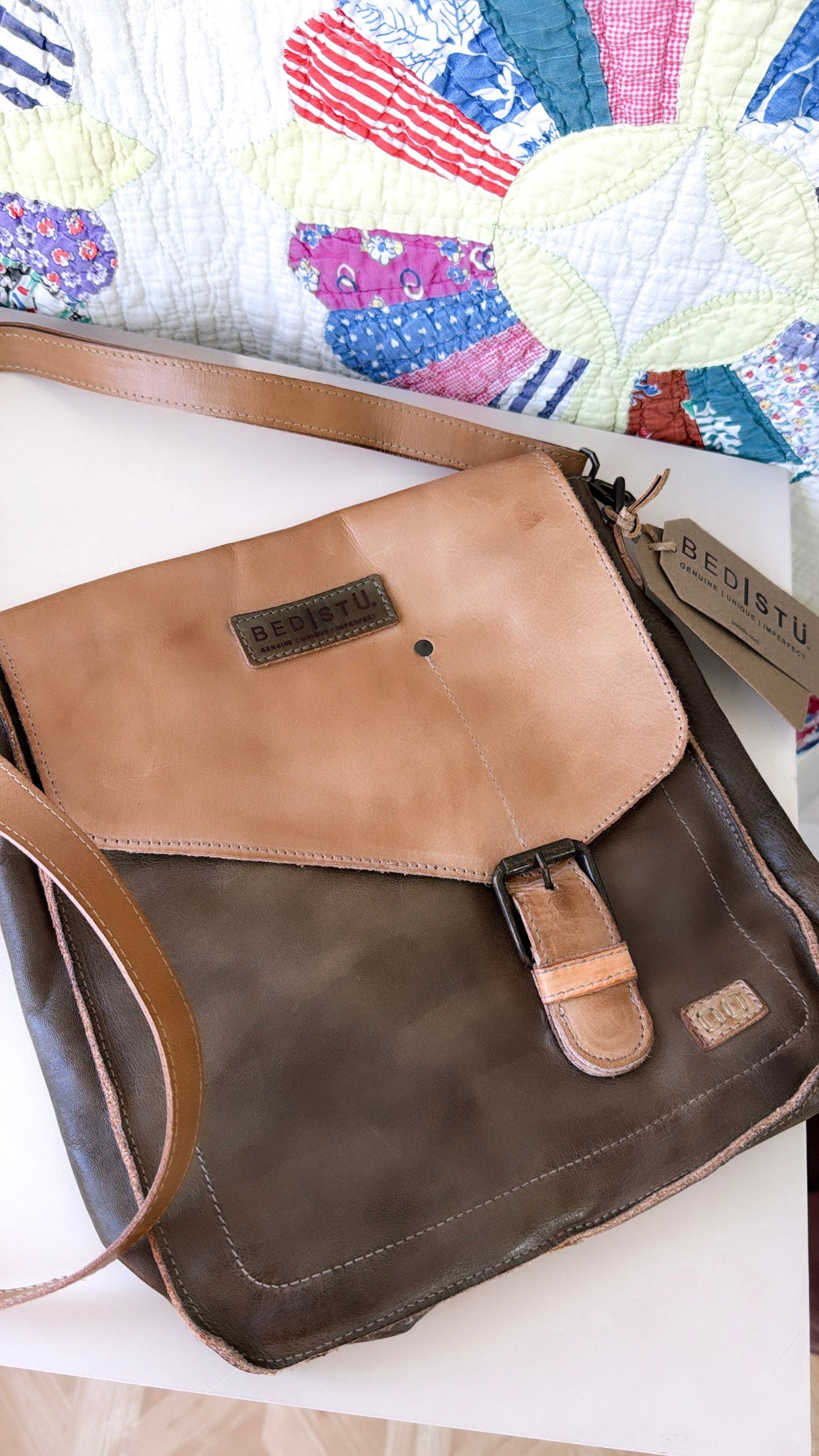 Venice Beach Crossbody, Taupe Oats Rustic