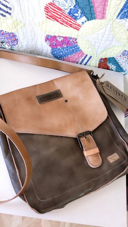 Venice Beach Crossbody, Taupe Oats Rustic