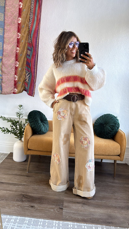 Soft Ember Sweater, Powder Cream