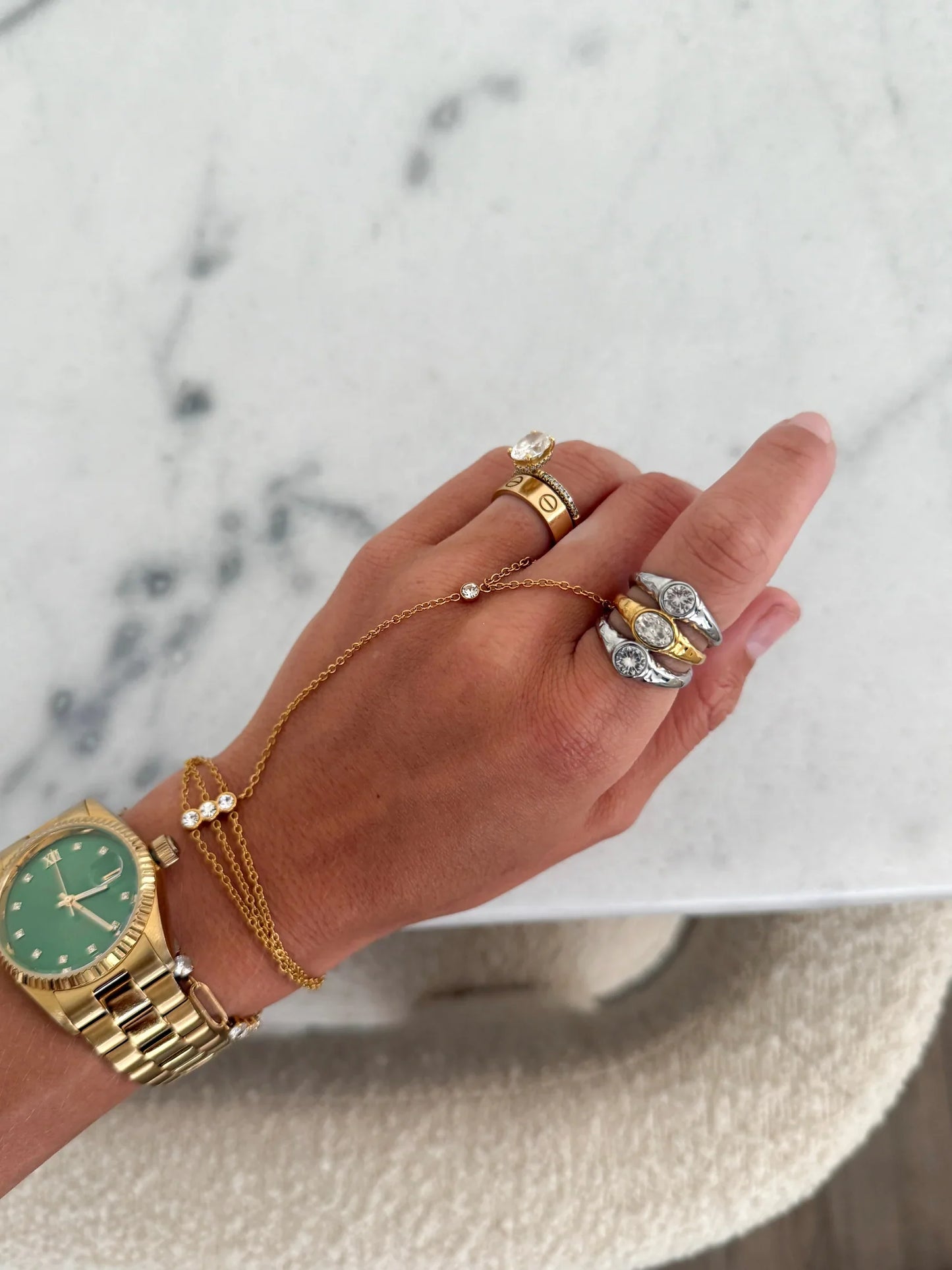 The Hailey Ring, Gold