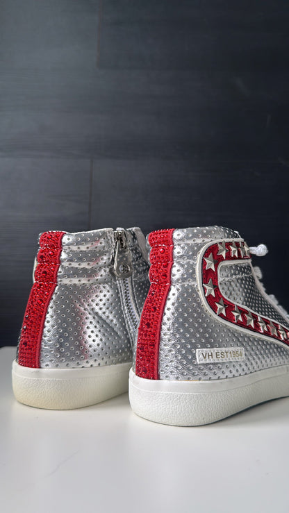 VH Bailey Sneaker , Red/Silver