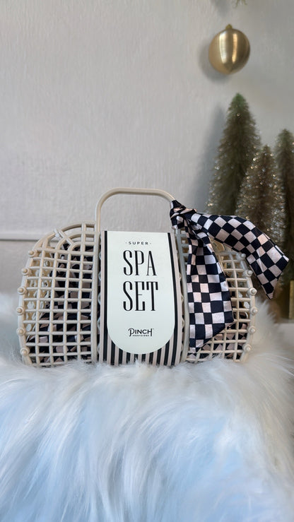 Super Spa Set | Linen & Black