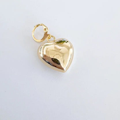 Treasure Jewels: Puffy Heart Charm Gold