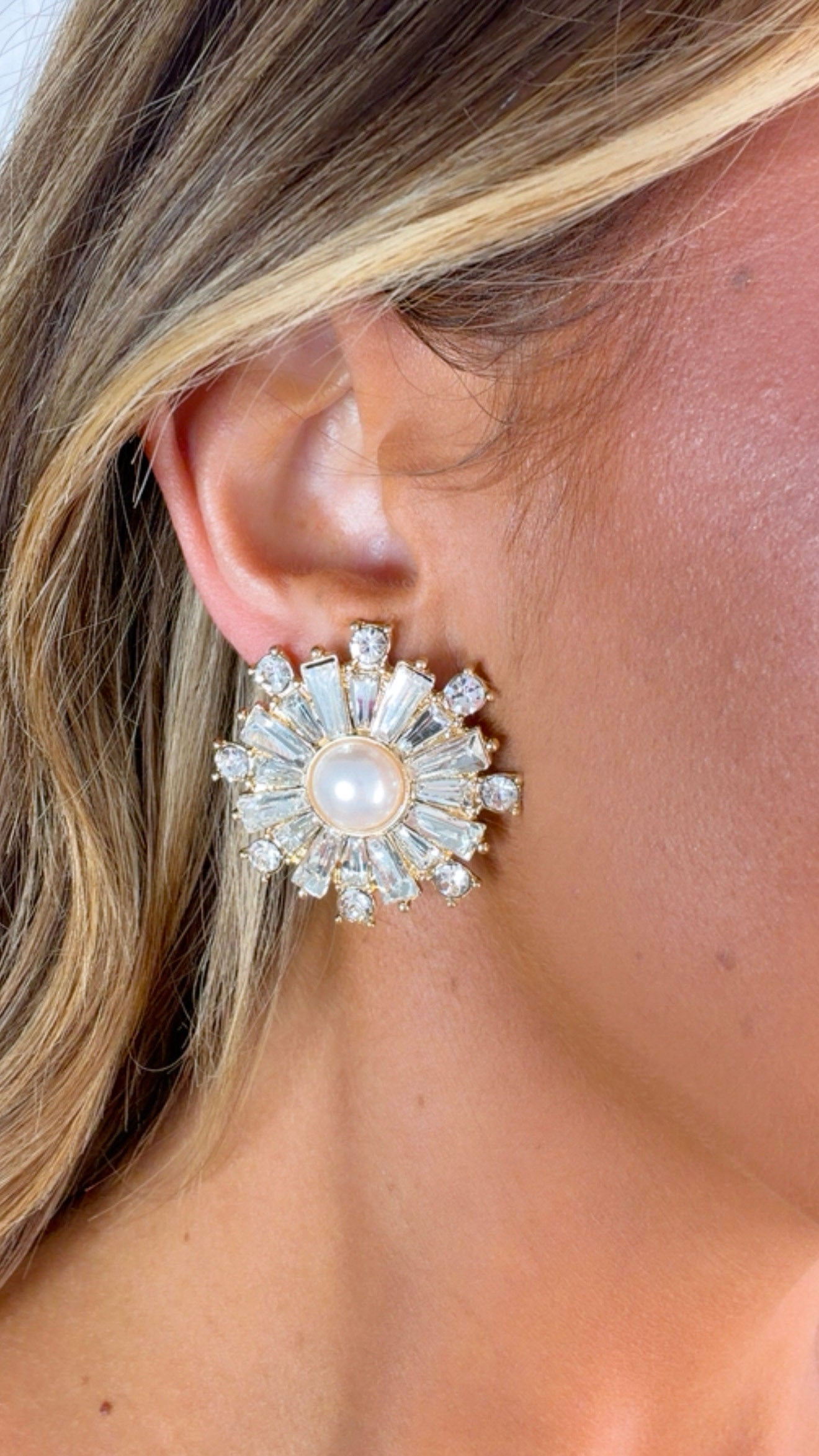 Studded Starburst earring