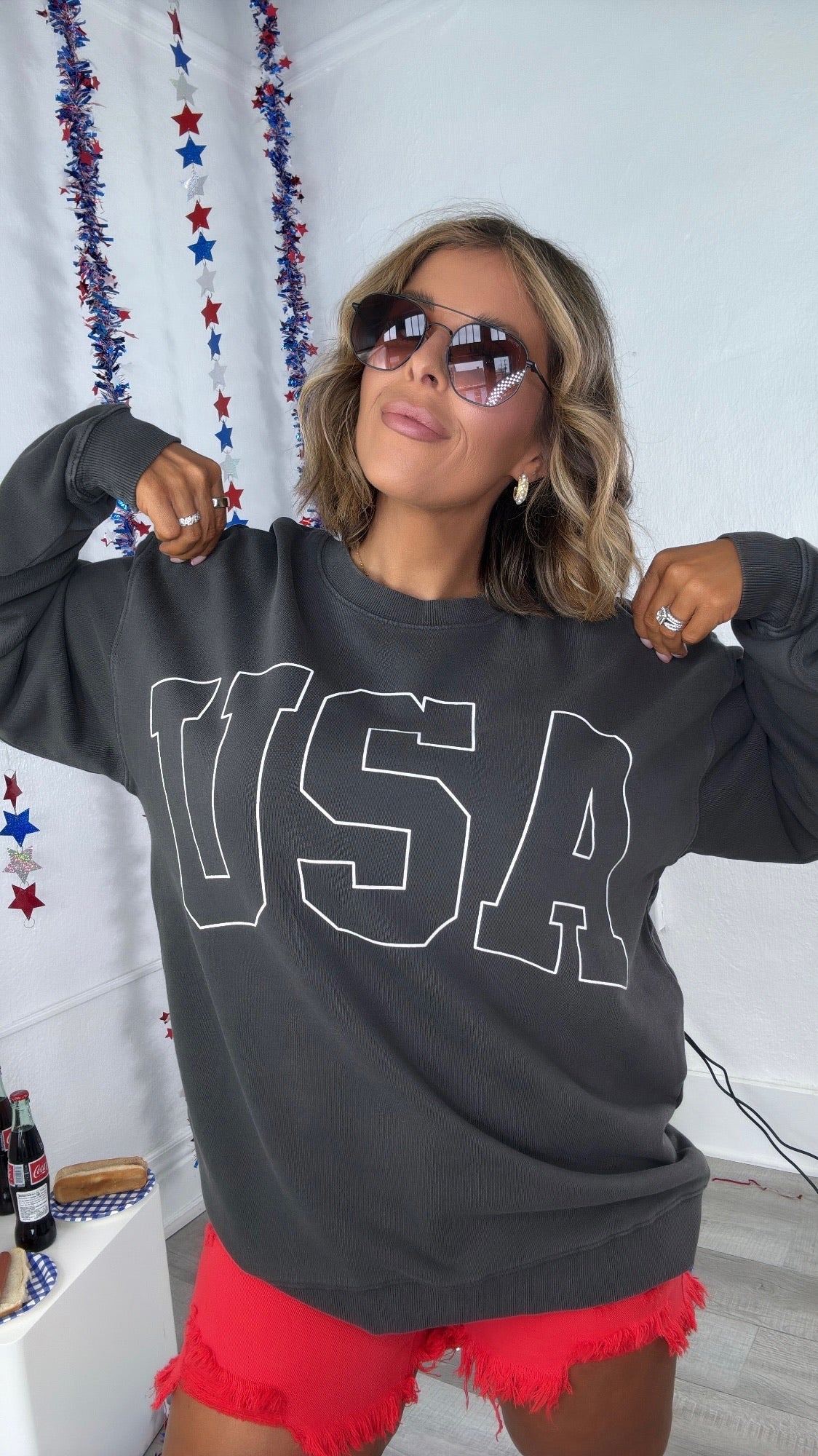 USA Crewneck Sweatshirt