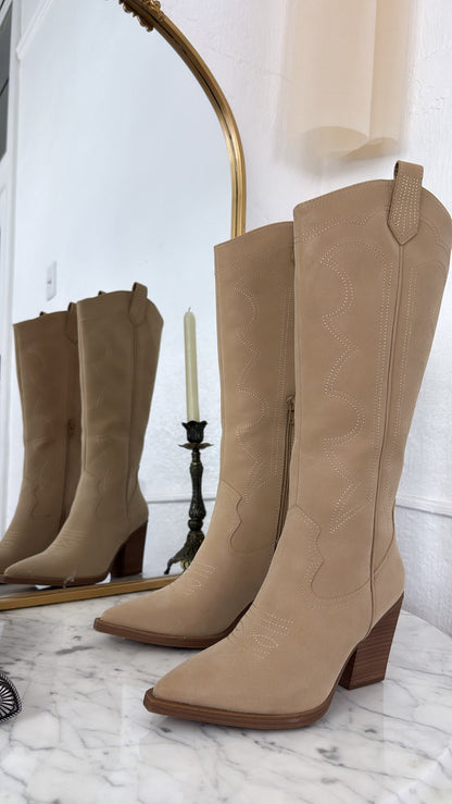 Tex Cowgirl Boot, Natural