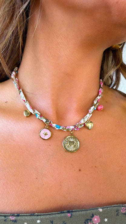 Sunny Twist Charm Necklace