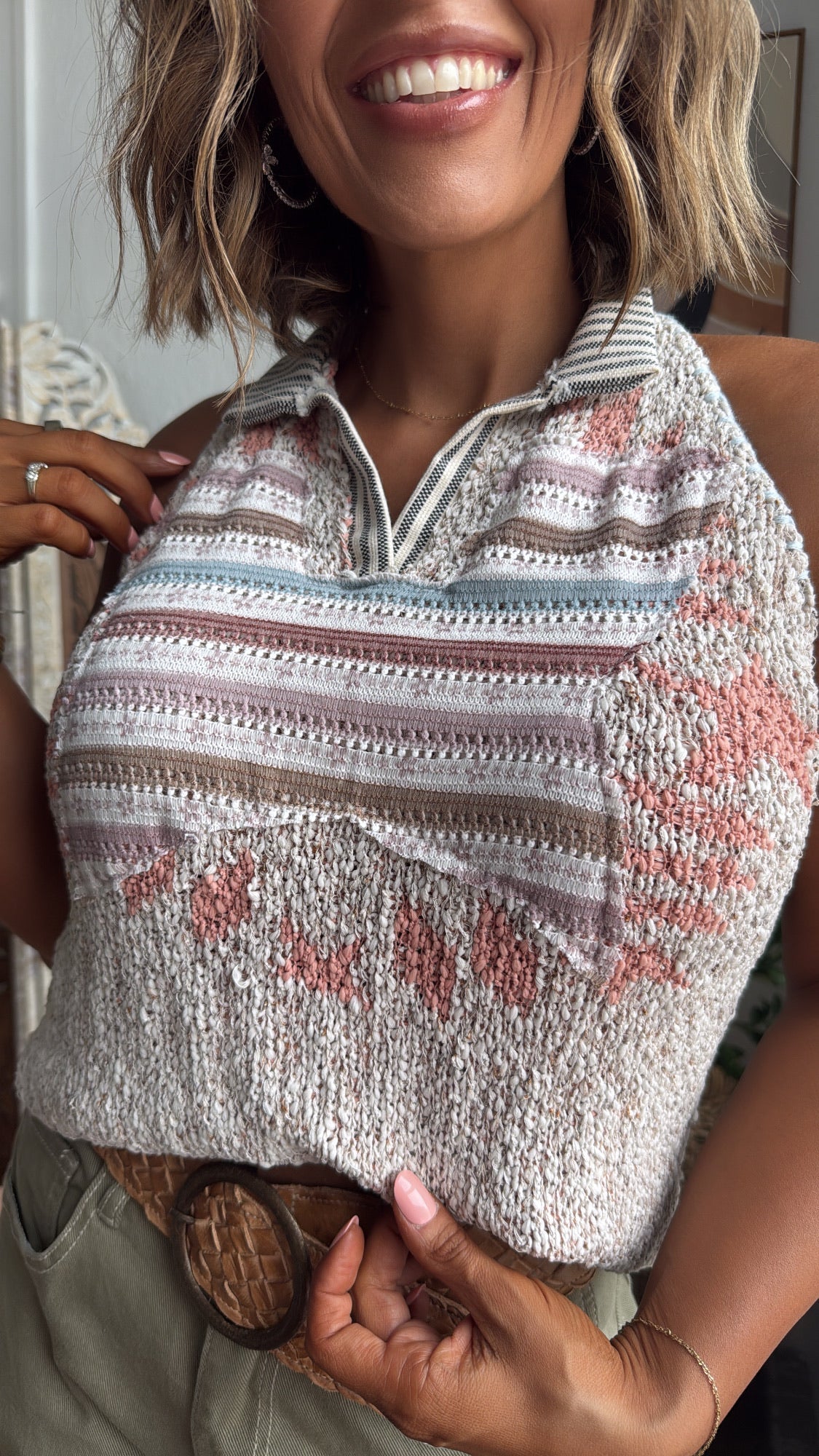 Violette Tank Top, Natural