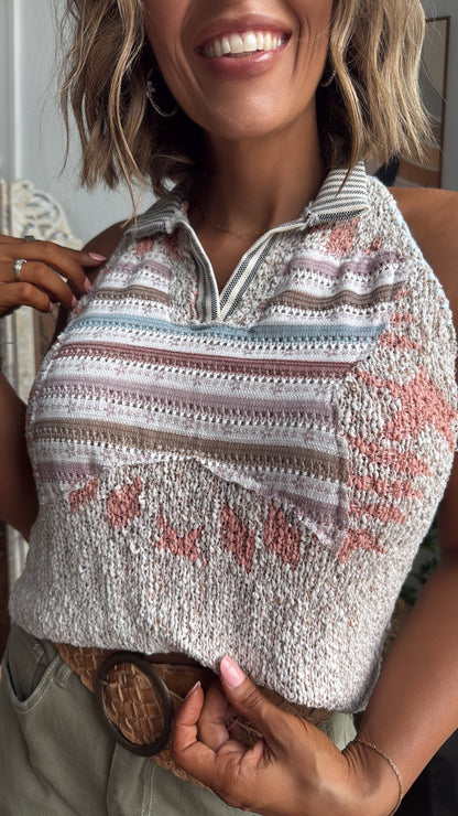 Violette Tank Top, Natural