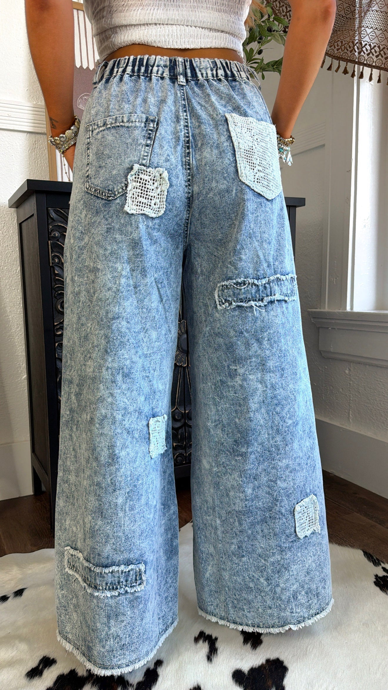 The Kairo Baggy Distressed Jean, Denim