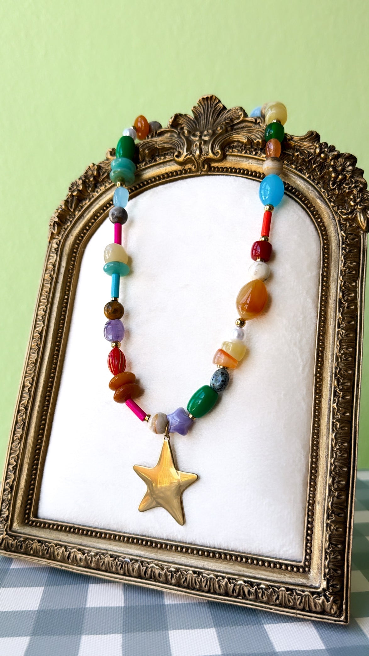 Star Glow Necklace, Pink