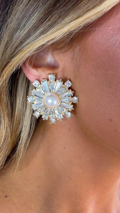 Studded Starburst earring