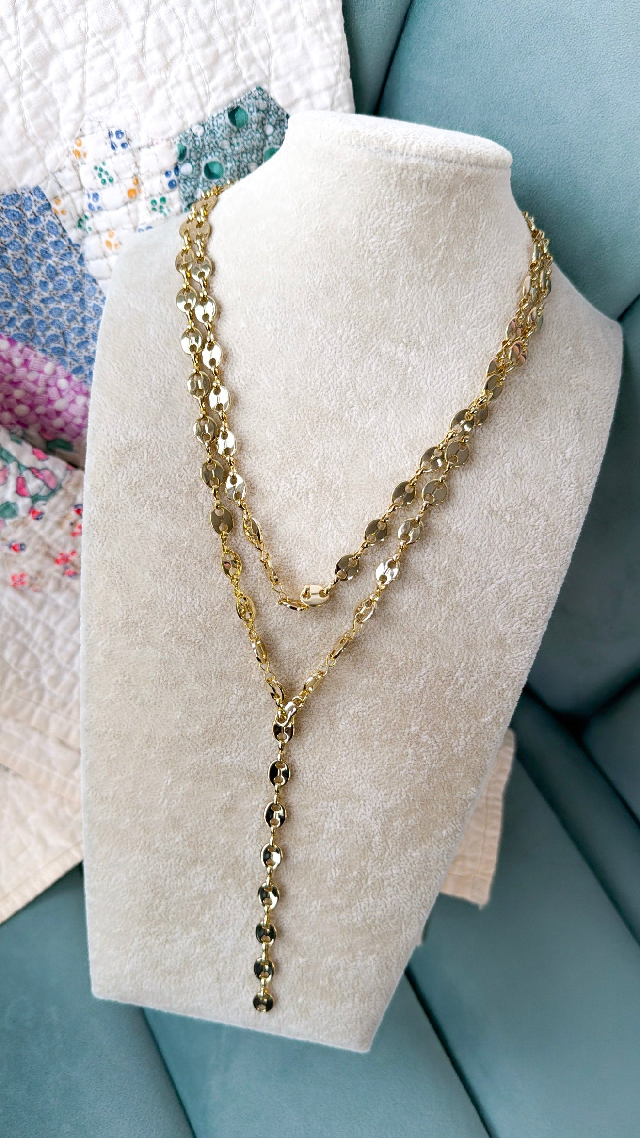 Today is the Day Gold Necklace, Gold