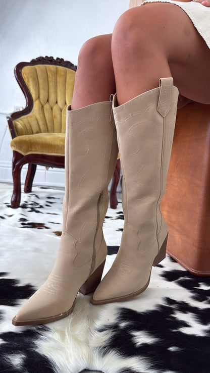 Tex Cowgirl Boot, Natural