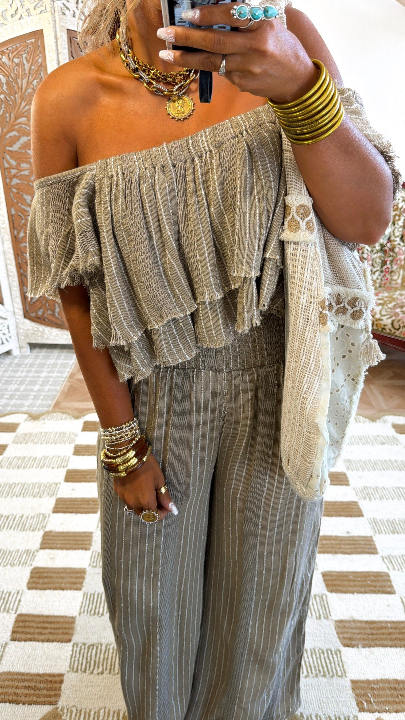 Sip Of Mocha Two Piece Set, Mocha