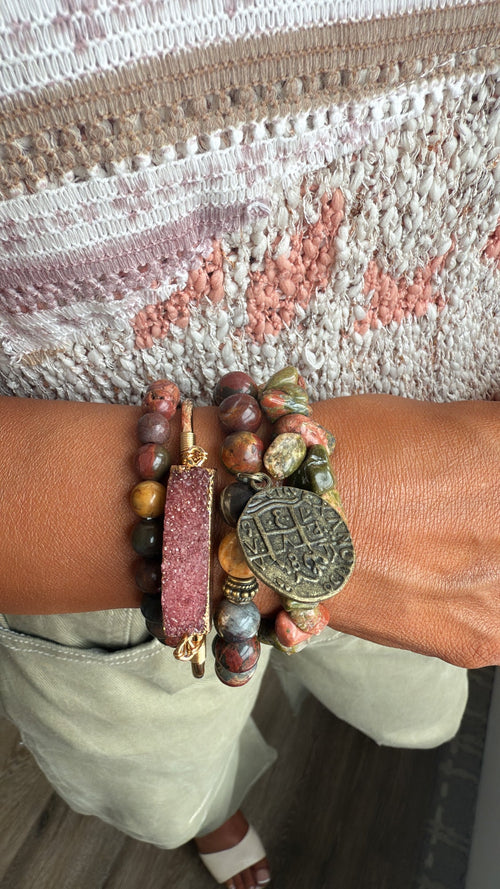 Sagefire Bracelet Stack, Amber